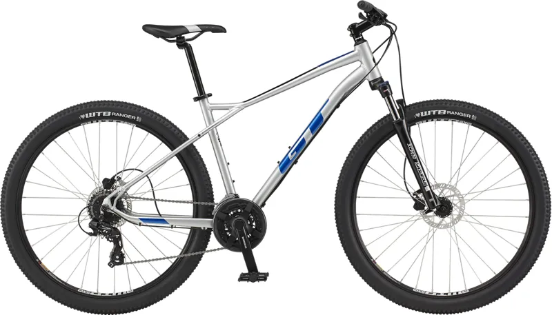 GT Aggressor Expert 29 Mountain Bike Silver 2023